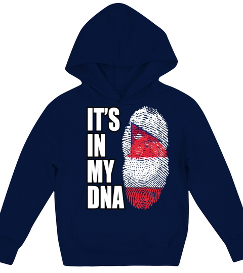 Austrian And Nepalese Mix DNA Flag Heritage Kids Hoodie