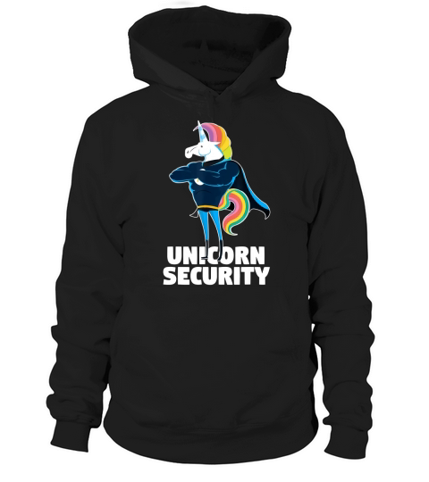 Unicorn Security Mom Dad Magical Hoodie Unisex