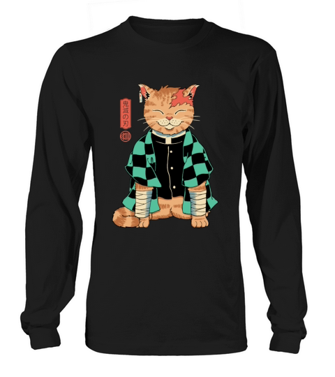 Demon Slayer Cat Women's Long Sleeve