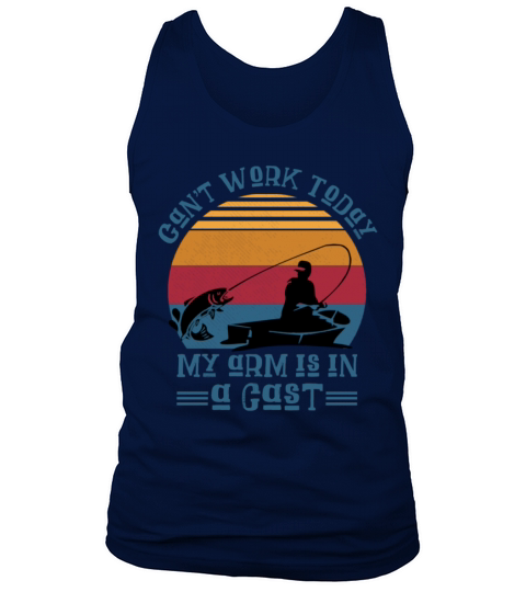 cant work today my arm is in a cast Men's Tank Top