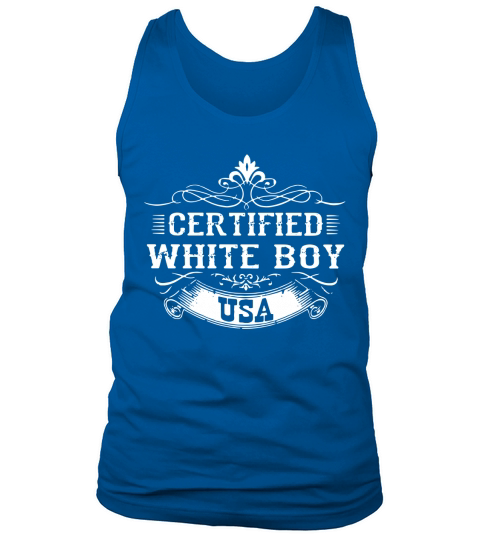 Certified whiteboy USA Tank Top Unisex