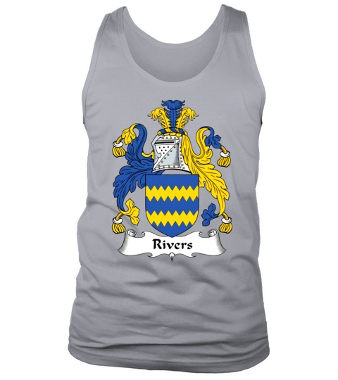 Rivers Family Crest British Family Crests Tank Top Unisex