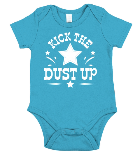 Kick the Dust Up - western country line dancing Short Sleeve Baby One-Piece