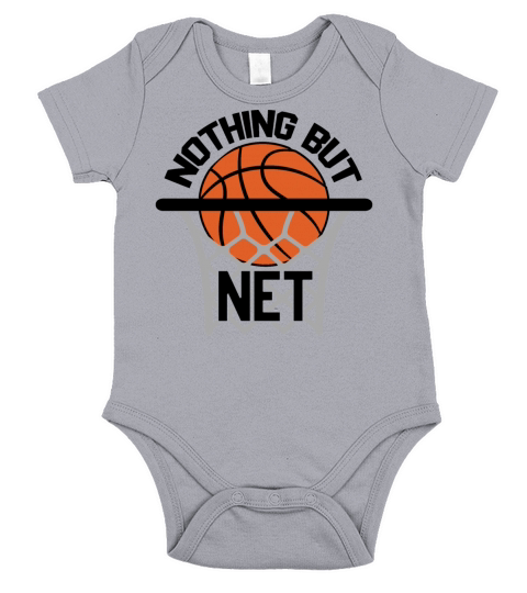 Nothing But Net Basketball Short Sleeve Baby One-Piece