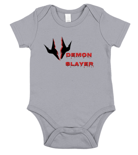 Demon Slayer Short Sleeve Baby One-Piece
