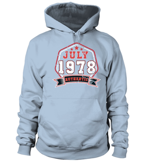 July 1978 Vintage Gift Idea Women's Hoodie