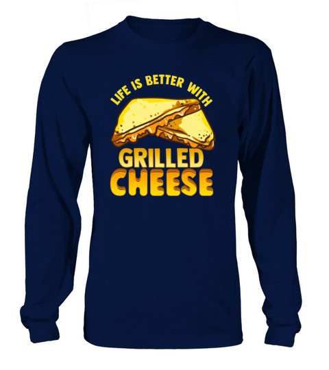 Grilled Cheese Funny Sandwich Women's Long Sleeve