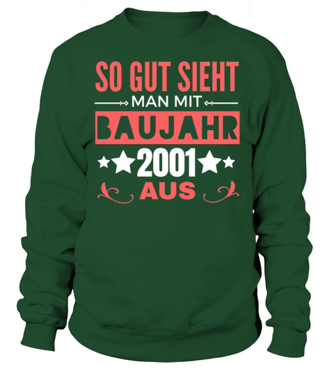 So gut sieht man mit Baujahr 2001 aus Men's Sweatshirt