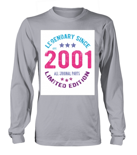 2001 Vintage Birthday Men's Long Sleeve