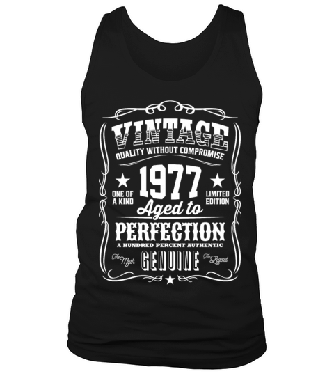Vintage 1977 Aged to Perfection Men's Tank Top