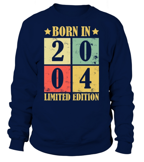 18th Birthday Born In 2004 Limited Edition Vintage Women's Sweatshirt