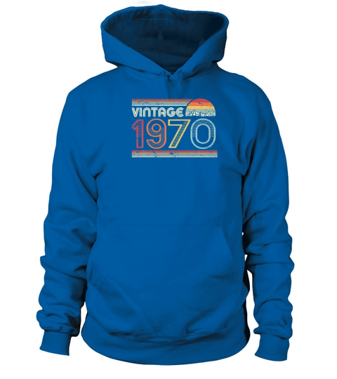 50th Birthday Gift Shirt Classic Vintage 1970 Women's Hoodie