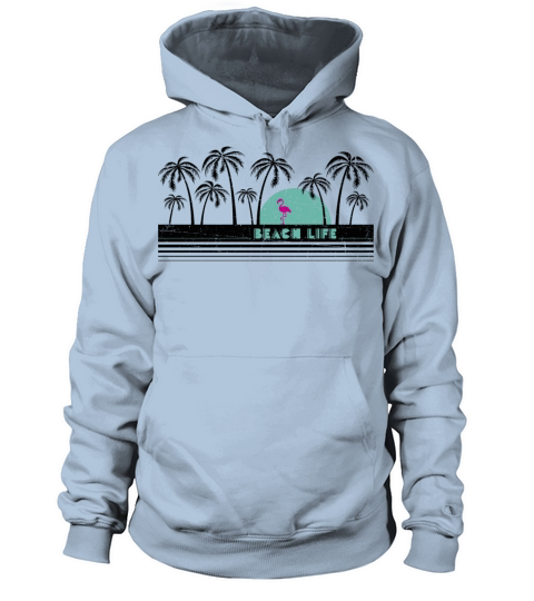 Beach Life 80 Men's Hoodie
