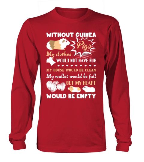 Guinea Pigs T Shirt Women's Long Sleeve