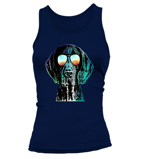 GERMAN SHORTHAIRED POINTER NEON DOG Tank top Woman