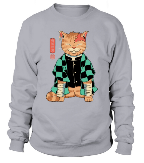 Demon Slayer Cat Men's Sweatshirt