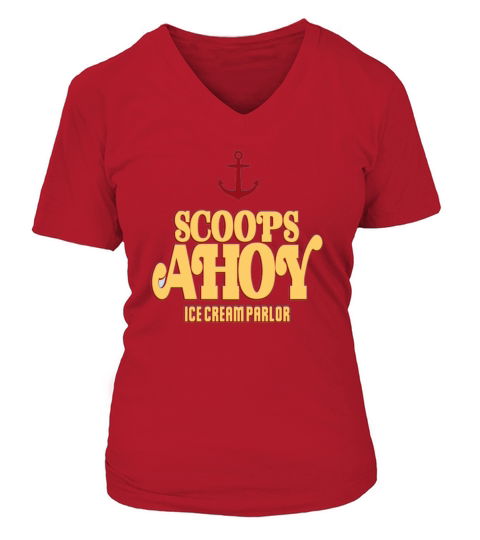 Scoops Ahoy Women's V-Neck T-shirt