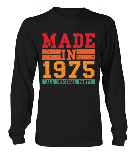 1975 Birthday Vintage Saying Women's Long Sleeve
