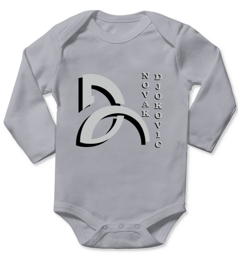 Novak Djokovic Long Sleeve Baby One-Piece