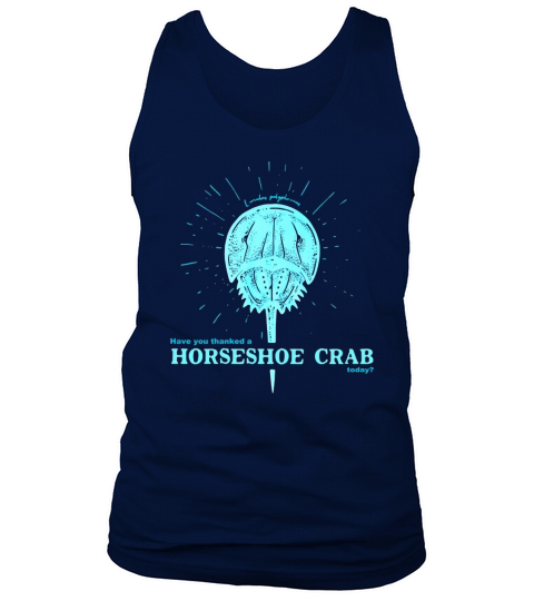 horseshoe crab art Tank Top Unisex