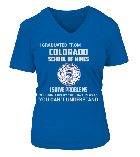 Colorado School of Mines V-neck T-Shirt Woman