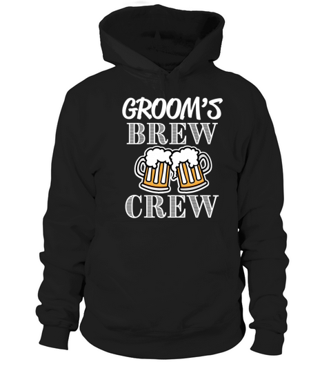 Grooms Brew Crew groomsman bachelor party shirt Women's Hoodie