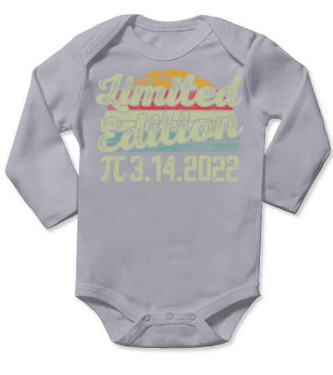 Happy PI Day 2022 Math Lover Mathematics Vintage Long Sleeve Baby One-Piece