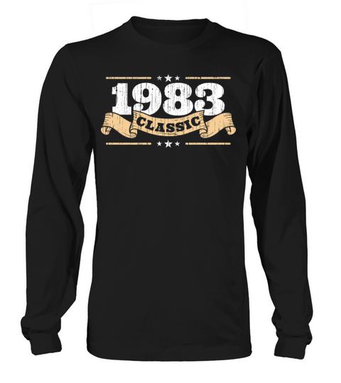 Anniversary 1983 Classic Matching Couple Distresse Women's Long Sleeve