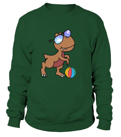 Dino Dinosaur T-Rex Sunglasses Tyrannosaurus Rex Women's Sweatshirt