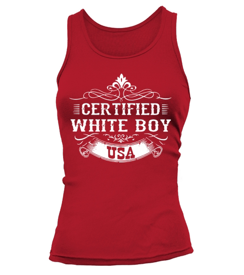 Certified whiteboy USA Tank top Woman