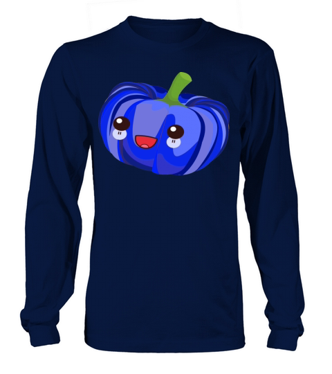 Halloween blue pumpkin autism awareness Women's Long Sleeve