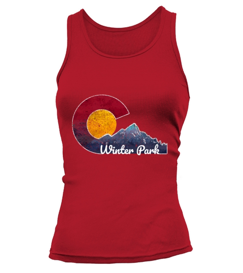 Winter Park Colorado Flag Inspired Women's Tank Top