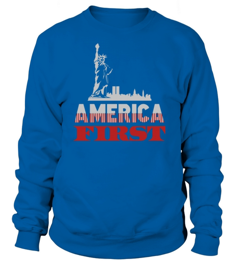 America First Donald Trump Women's Sweatshirt