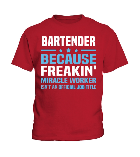 Bartender Kids T-Shirt