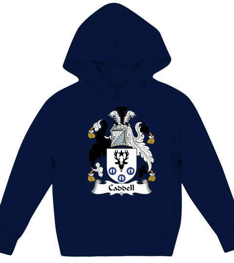 Caddell Family Crest Scottish Family Crests Kids Hoodie