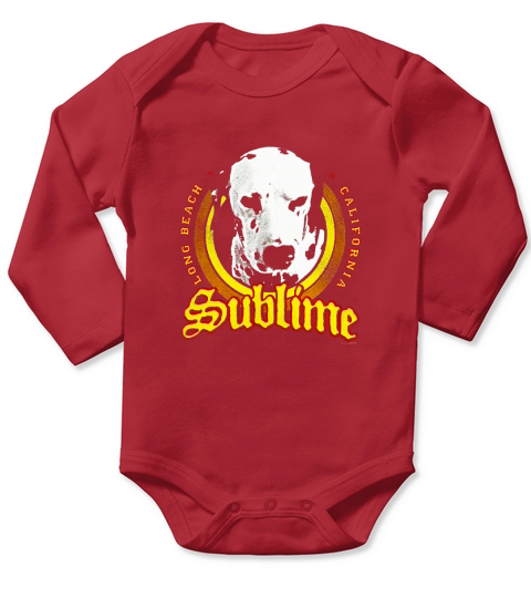 Sublime Lou Dog Long Sleeve Baby One-Piece