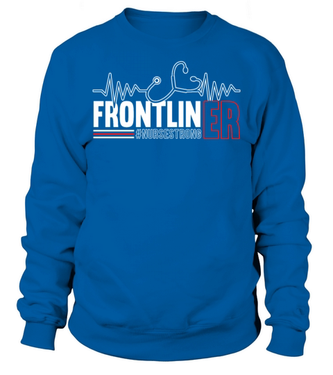 Frontliner ER Nurse Medical Registered Nursing Men's Sweatshirt
