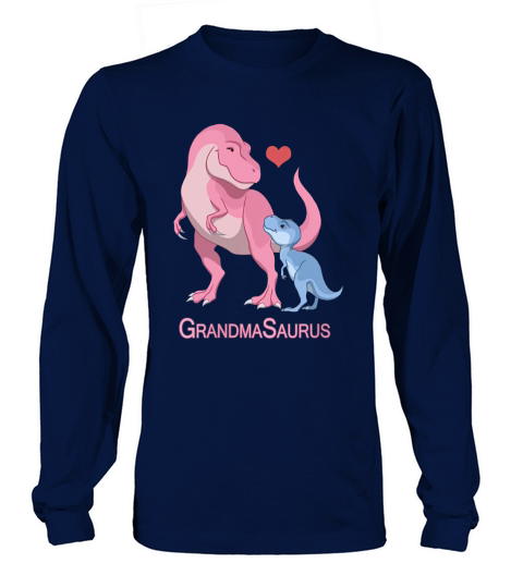 Grandma Saurus Grandmother  Baby Boy TRex Dinosaurs Long sleeved Unisex