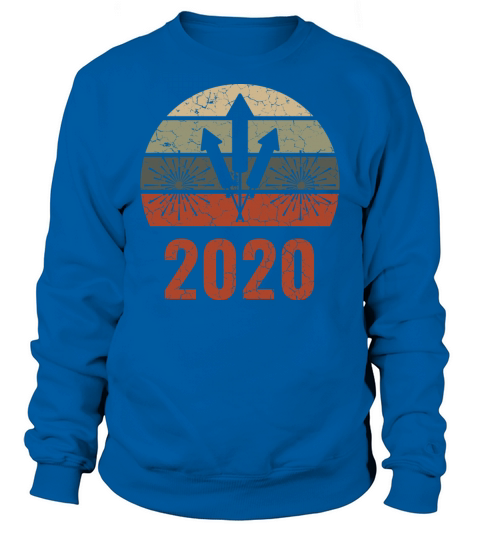 Happy New Year 2020 January 1st Fireworks Merry Men's Sweatshirt