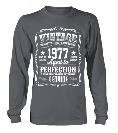 Vintage 1977 Aged to Perfection Men's Long Sleeve