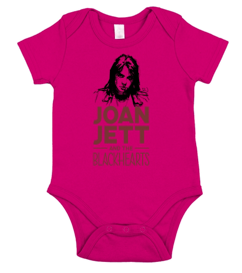 Joan Jett and the Blackhearts Tshirt Short Sleeve Baby One-Piece