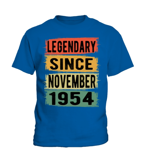 Birthday Gift November 1954 Kids T-Shirt