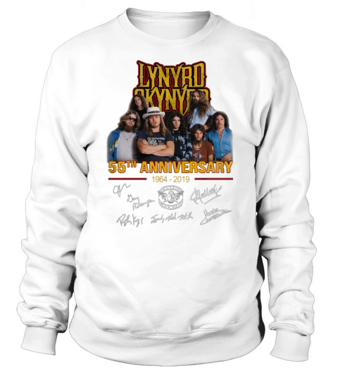 Lynyrd Skynyrd 55th anniversary 1964-2019 signatures shirt Sweatshirt Unisex