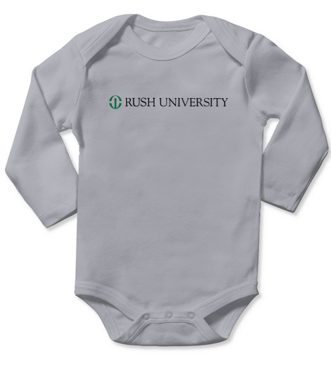 Simple Logo Rush University 2020 Long Sleeve Baby One-Piece