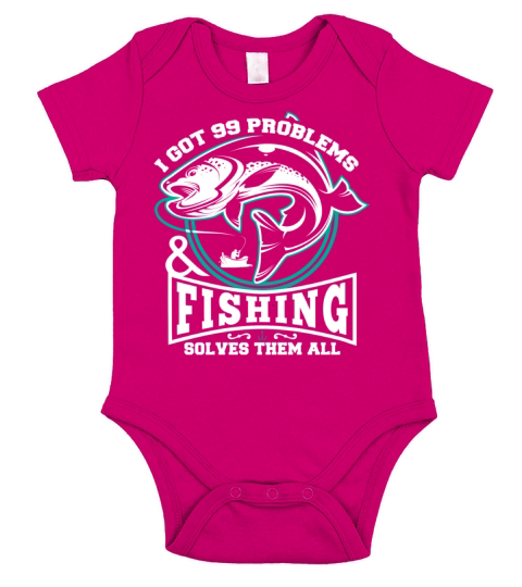 Fishing Fish Fisherman Gift Short Sleeve Baby One-Piece