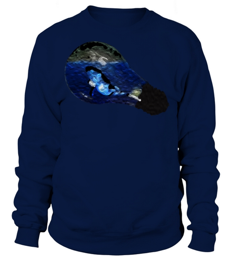 whale in bottle Women's Sweatshirt