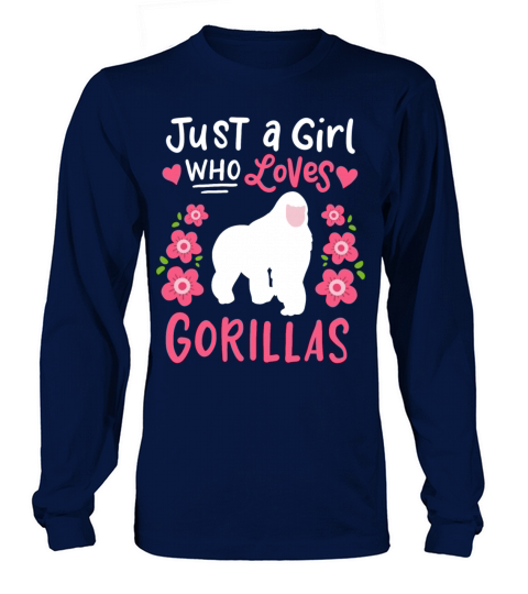 Gorillas Ape Gorilla Lover Women's Long Sleeve