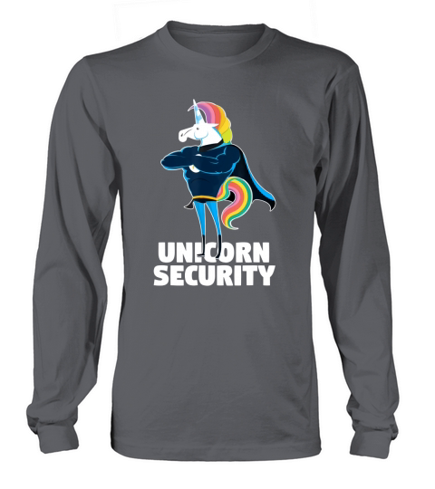 Unicorn Security Mom Dad Magical Long sleeved Unisex
