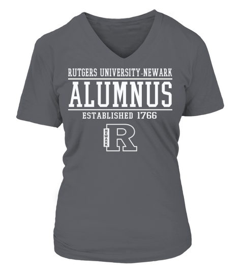 Rutgers university Newark Alumnus establised 1766 V-neck T-Shirt Woman