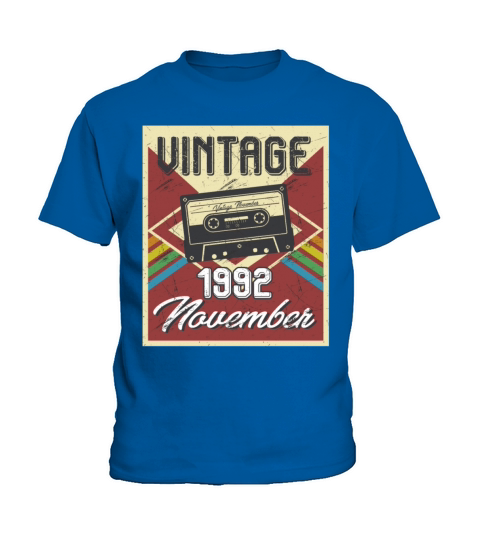26th Birthday Gifts Retro Vintage November 1992 Kids T-Shirt